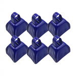 12 komplekti lehmakellad 3 tolli metallist lehmakella m&uuml;ra tekitajad Spordi&uuml;ritused V&auml;ike lehmakell jalgpalli jaoks 6 Pack