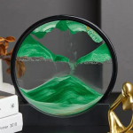 3D liikuv liiv Kunstpilt &Uuml;mmargune klaas S&uuml;vamere Liivamaastik Liivakell Kiirliiv K&auml;sit&ouml;&ouml; Voolav liiv V&auml;rvimiskontor Kodukaunistus Kingitus 1PCS