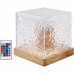 Water Ripple Atmosphere Lamp Magamistoa voodi k&otilde;rval romantiline lamp Dynamic Square laualamp