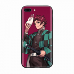 Must &uuml;mbris Xiaomi Redmi 13C Note 9 iPhone XR 7 8 14 15 11 12 13 X XS Pro Max Samsung A25 S23 S24 FE Ultra Plus Demon Slayer jaoks Redmi Note 6 must