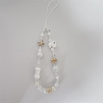 Valge Elevant Luu Ccd Kaamera Riputusn&ouml;&ouml;r Telefoni &Uuml;mbrise Aksessuaarid Ripatsid Riputuskett Telefoni Kest Pael Elevant Kett