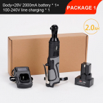 Juhtmeta elektriline l&ouml;&ouml;kmutriv&otilde;tme kruvikeeraja 3/8 t&auml;isnurga elektriline p&otilde;rkv&otilde;tmega kaasaskantav elektrit&ouml;&ouml;riistade komplekt