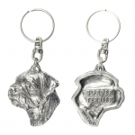 Bay Horse silver-plated keychain with a horse in a decorative box, handbag ornament, backpack pendant by Art-Dog