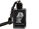 American Bobtail - Crystal pendant with cat photo, illuminated pendant, unique gift by Art-Dog brand