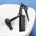 Pesemine, l&otilde;ikamine, puhumine, sulamist v&otilde;tmehoidja k&auml;&auml;rid, elektrilise tuulega kammripats, v&otilde;tmehoidja ehete ripats One Size must