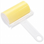 Trendikas unisexi rullipuhastusvahend lemmikloomade karvade eemaldaja riided kohevad pestavad riided tolmueemaldi korduvkasutatav kleepumisseade ebeme kleepuva korjaja kollane