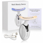 TEWIRROW 7 Color Light Based Face-Neck-Massager, Facial Beauty Massager for Skin Care at Home, Face and Neck Light Therapy Wand with Vibration