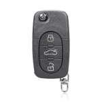 433MHh 3 nupuga auto automaatne kaugjuhtimisv&otilde;ti ID48 kiibiga /4D0837231N Sobib mudelile A2 A3 A4 A6 A8 TT 2002-2004