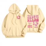 Naiste mood Naiste kerge pikkade varrukatega taskutega pullover Preppy graafiline kapuuts S punane