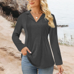 Naiste pikkade varrukatega s&auml;rgid, &uuml;hev&auml;rvilised s&uuml;gismood Basic Slim Fit, pehmed seksikad topid XL must