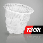 10/12/15 cm l&auml;bipaistvad orhidee-lillepotid plastikust piludega hingavad orhideepotid