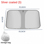 2024 Auto Akna P&auml;ikesekaitsekate P&auml;ikesesirm Esiklaasi Visiiri Kaitse Tuuleklaasi Kokkupandav Auto UV-kaitse Kardin Stiil