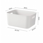 Lauaarvutid M&auml;nguasjade hoiustamiskorv Korv Kosmeetika Riided Plastikust hoiukarp konteiner K&ouml;&ouml;k Vannitoatarbed Korraldaja