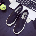 Naiste Tossud Nahast Kingad Kevadine Trend Vabaaja Korterid Tossud Naiste Uus Mood Mugavus Slip-on Platvorm Vulkaniseeritud Kingad 35 must