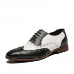 Kevadised meeste kleitkingad Paeladega Oxford kingad Luksusbr&auml;ndi &Auml;ri nahast kingad Mugavad terava ninaga kingad Meeste vabaaja jalatsid 38 must