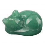 Yousheng Amet&uuml;st Kassikuju Tervendav Kristall Magav Kassikuju Poleeritud V&auml;&auml;riskivi Kassi Kaunistus Kodu Kontori Laua Dekoratsioon Kassis&otilde;pradele Kingitus kollane