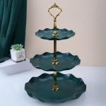 Euroopa mitmekihiline puuviljavaagen elutuppa &ndash; ideaalne kommide, suupistete ja magustoitude jaoks roheline