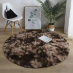 &Uuml;mmargune vaip kohev pehme ala vaibad lastele T&uuml;drukutele Printsessi lossi Palus Shag vaip Armas ringikujuline magamistoa sisekujundus 80*80cm