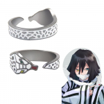 Anime Demon Slayer S&otilde;rmus Kimetsu No Yaiba Kamado Tanjirou Inspireeritud Reguleeritav S&otilde;rmus F&auml;nnidele Cosplay Rekvisiidid Ehted Kingitus