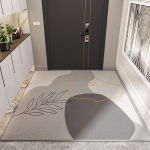 Mustusekindel sissep&auml;&auml;su uksematt, &otilde;ues, pehme k&ouml;&ouml;givaip, libisemiskindel p&otilde;randakaitse, tervitus uksematt 80*120cm