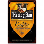 Kodukaunistustaldrik Retro &otilde;lu metallist plakatid Silt Vintage Hertog Jan Metallist tahvel seinakunst pubibaarile Meeste koobaseina kaunistamine 20x30cm &otilde;unaroheline v&auml;rv