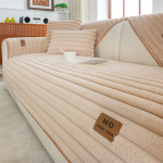 Stripe Thicken Immitation K&uuml;&uuml;liku karusnaha pl&uuml;&uuml;s diivani kate Libisemiskindel diivanipadi Slipcover r&auml;tik elutoa diivanitekk 60*60