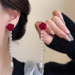 Red Velvet Camellia Tutt K&otilde;rvar&otilde;ngad Pikad K&otilde;rvar&otilde;ngad Rose Pearl K&otilde;rvar&otilde;ngad One Size punane