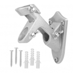 Lipumasti hoidik seinakinnituse lipuvarda kronstein 2 asendis alumiiniumsulamist lipumasti kinnitus 1-tollise l&auml;bim&otilde;&otilde;duga lipumasti jaoks, v&auml;liveranda sisekujundus h&otilde;be