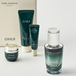 OHUI Prime Advancer Anti-Aging Ampoule Serum Set (20ml + 10ml Serum + 7ml Cream + 40ml Cleanser)