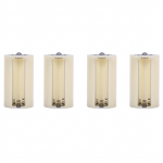 4 tk universaalne 3 AA kuni D suurusega paralleelse patarei muunduri adapteri hoidiku karp valge