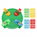 Hungry Frogs Game Perelauam&auml;ng Klassikalised lauam&auml;ngud 3-aastastele ja vanematele lastele Roheline suur taldrik