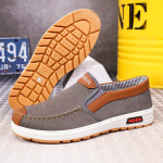 Loafers Meeste vabaajajalatsid Kerged, hingavad platvormkingad Vanad Pekingi riidest kingad Flats Shoe Man Tossud Zapatillas Hombre 39 hall v&auml;rv