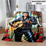 Moodne Kunst Retro 3D HD Prindiga E-Elvis-Presley Tekk Perekonna Magamistuba Pl&uuml;&uuml;sist Magamistekk V&auml;litingimustes Kontoris L&otilde;unapaus Voodilina 30x40in