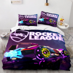 Rocket League voodipesu komplekt Tekikate &Uuml;hekohaline Twin T&auml;iskasvanu Full Queen King Suurus Auto Rocket League Voodikomplekt Laste magamistuba Tekikate AU Single 140x210cm blue