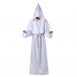 Halloweeni Keepide Komplekt N&otilde;id Halloweeni Cosplay Rollim&auml;ng Keskaegne Munk Munga R&uuml;&uuml; Kapuutsiga &Uuml;hev&auml;rviline Liibuv V&ouml;&ouml;koht Preestri Kost&uuml;&uuml;m Anc L tumehall v&auml;rv