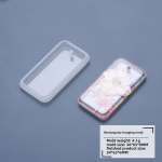 Heart & Shapes silikoonvorm isetegemise ripatsi ja lillesildi jaoks Square hanging sign