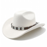 Mood vabaaja k&otilde;rge &uuml;laosaga suured katuser&auml;&auml;staga seemisnahast dž&auml;ssim&uuml;ts &otilde;ues ostlemine stiilne vildist silindrim&uuml;ts M（56-59cm）