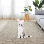 3 Pieces Cute Costume Bunny Cosplay Ears Accessory Outfits Fancy Dress up for Festival hat ball bow tie