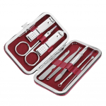 8 tk roostevabast terasest k&uuml;&uuml;nek&auml;&auml;rid, l&otilde;ikurid, k&uuml;&uuml;nek&auml;&auml;ride komplekt, varbak&uuml;&uuml;nte komplekt (Punane) punane