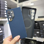 Aramiid Kevlar S&uuml;sinikkiust K&otilde;va &Uuml;mbris Samsung S25 Ultra jaoks Magnetiline Kaitse&uuml;mbris Ujuv Kootud V&auml;rv Galaxy S24 Ultra Kerge &Uuml;mbris Samsung S24