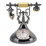 Vanaaegne telefoni &auml;ratuskell, ainulaadne elegantne t&auml;pne kellaaja kaunistamine kodukohviku jaoks
