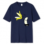 mehed Banana Disrobe Mantel Naljakas tr&uuml;kis T-s&auml;rk Suvine Huumor Joke Hipster T-s&auml;rk Pehme Puuvill Vabaaja T-s&auml;rgid Komplektid T&auml;navar&otilde;ivad S must