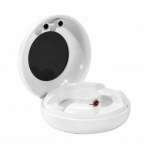 Nutikas k&auml;ev&otilde;ru laadija Kiirlaadimise &uuml;lepingekaitse Kompaktse disainiga kaasaskantav Smart Ring laadijakarp COLMI R02/R06/R11M/R8 jaoks valge