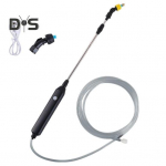 Elektriline pihusti akutoitega aiapihusti toru Teleskooppihusti 2 otsikuga veepihusti taimede kastmiseks autopesuks 3M