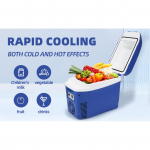 Kompaktne DC 12V toitega 7L autok&uuml;lmik jahutusega kuni 10&deg;C alla &uuml;mbritseva temperatuuri ja 55&deg;C soojendusega reisimiseks EU