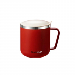 400 ml 304 roostevabast terasest kohvikruusid kaasaskantavad tassid soojusisolatsiooniga kukkumisvastane termoskruus kodu kaane ja k&auml;epidemega kruusiga 400ml punane