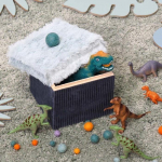 Rouleau de tissu - ARTEMIO - Fausse fourrure - Lapin - Turquoise clair - 30 cm x 1 m