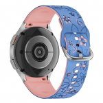 Silikoonist rihm Samsung Galaxy Watch 7 6 5 4 FE 44mm 40mm/5 Pro Sport jaoks Correa graveeritud Galaxy Watch6 Classic 43mm 47mm rihm Galaxy Watch 7 40mm
