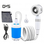 Kaasaskantav telkimiseks m&otilde;eldud du&scaron;ipump USB-laetav v&auml;litingimustes laagris matkamiseks autopesu lemmikloomade puhastamiseks haagissuvila reisimiseks elektriline du&scaron;ipea pihustipump A