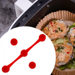 Fryer Parchment Paper Silicone Buckle Liner Fixing Clips Easy to Use Kitchen Gadget Cooking